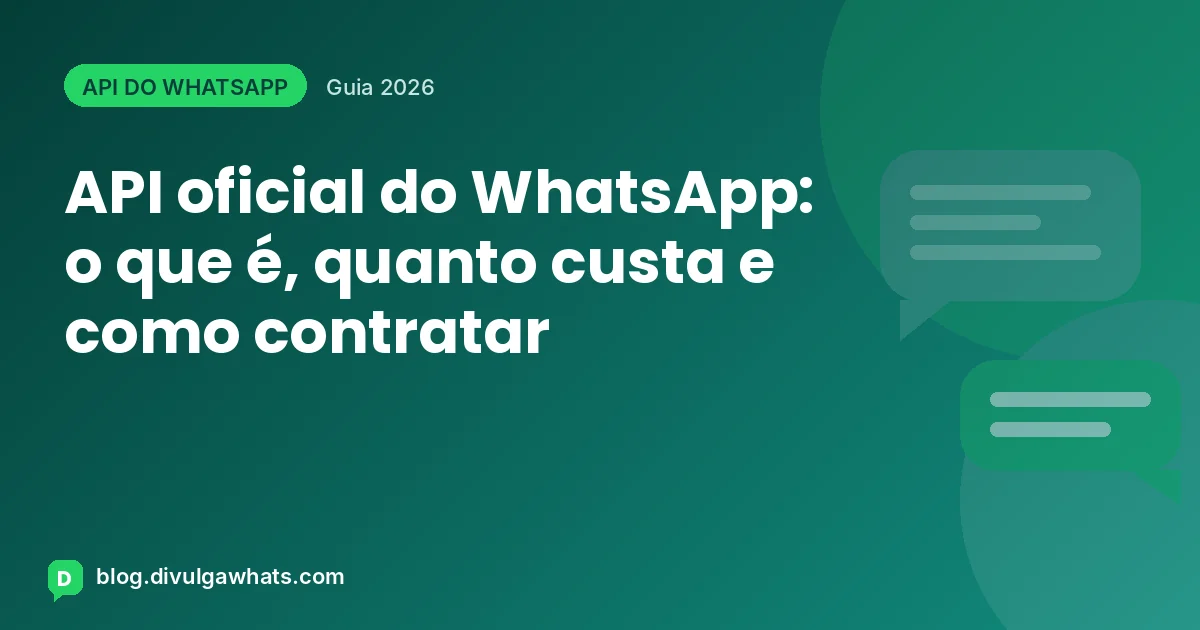 Ilustração de servidores conectados ao WhatsApp representando a API oficial do WhatsApp Business Platform